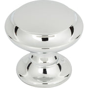 Top Knobs - TK1050PC - Grace 1-1/4 Inch Mushroom Cabinet Knob from the Barrow Collection in Polished Chrome