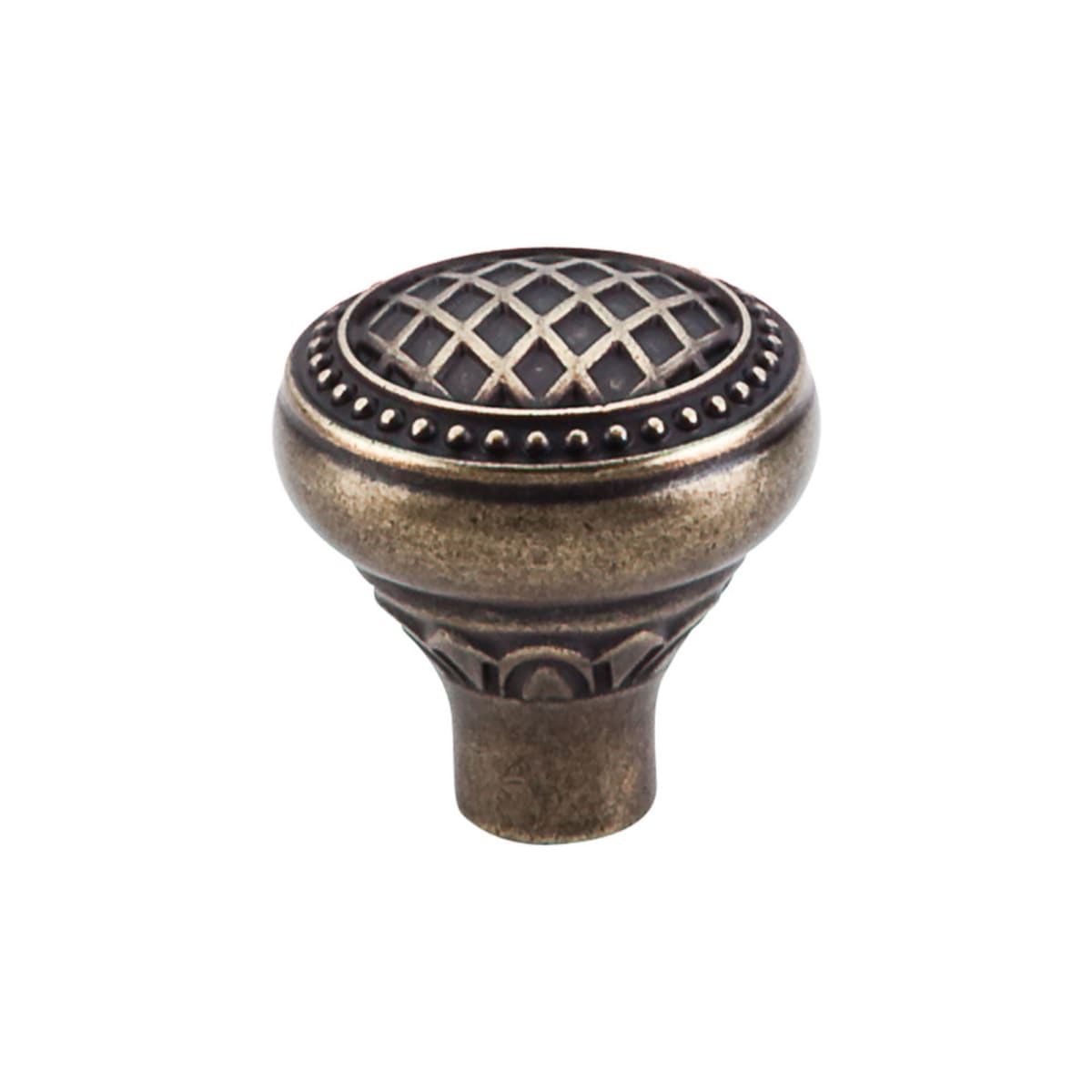 Top Knobs - TK173GBZ - Trevi 1-5/16 Inch Mushroom Cabinet Knob from the Trevi Collection in German Bronze