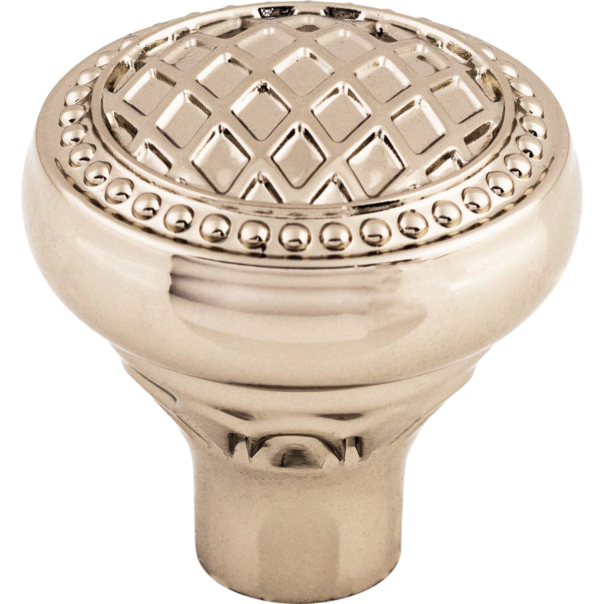 Top Knobs - TK173PN - Trevi 1-5/16 Inch Mushroom Cabinet Knob from the Trevi Collection in Polished Nickel