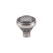 Top Knobs - TK173PTA-10PACK - Trevi 1-5/16 Inch Mushroom Cabinet Knob from the Trevi Collection - 10 Pack in Antique Pewter