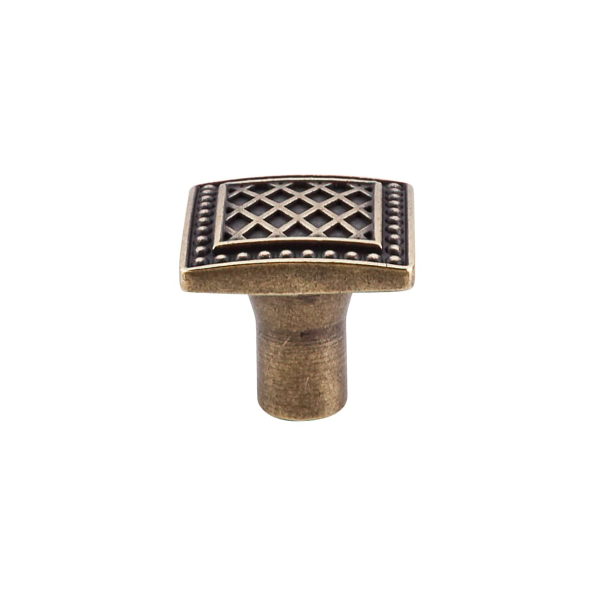 Top Knobs - TK174GBZ-25PACK - Trevi 1-1/4 Inch Square Cabinet Knob from the Trevi Collection - 25 Pack in German Bronze