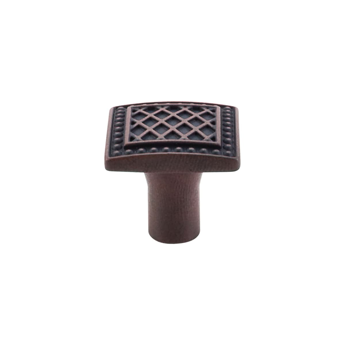 Top Knobs - TK174PAR-25PACK - Trevi 1-1/4 Inch Square Cabinet Knob from the Trevi Collection - 25 Pack in Patina Rouge