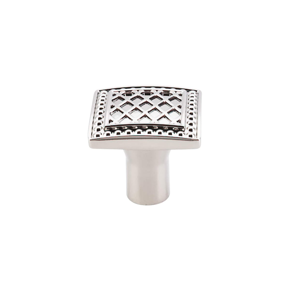 Top Knobs - TK174PN-25PACK - Trevi 1-1/4 Inch Square Cabinet Knob from the Trevi Collection - 25 Pack in Polished Nickel