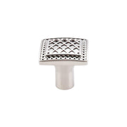 Top Knobs - TK174PN-25PACK - Trevi 1-1/4 Inch Square Cabinet Knob from the Trevi Collection - 25 Pack in Polished Nickel