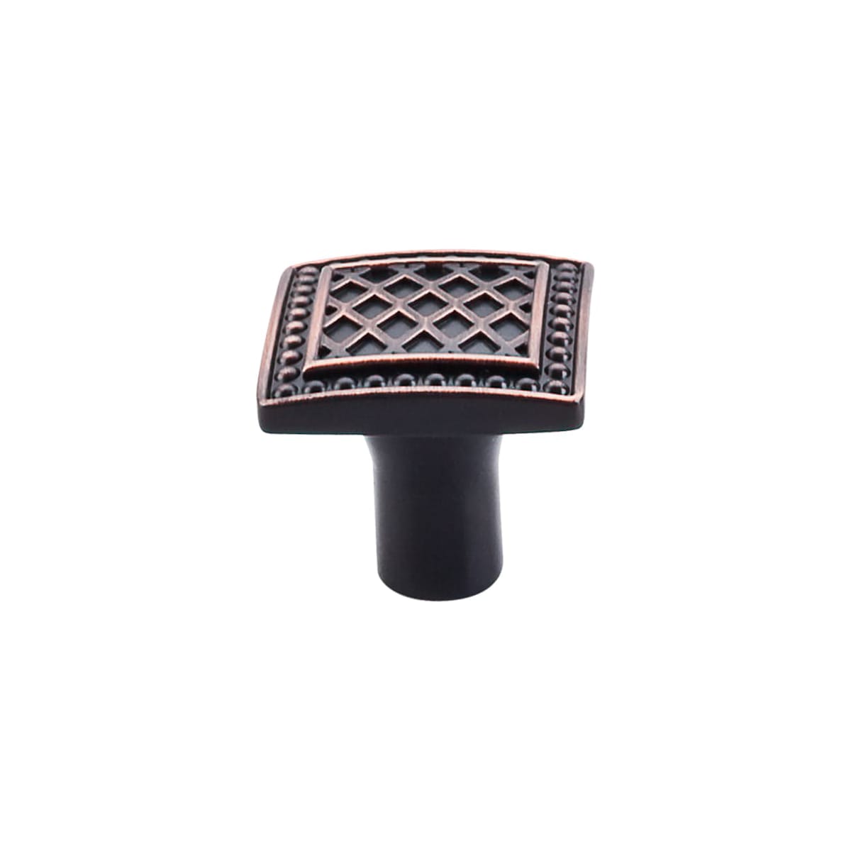 Top Knobs - TK174TB-10PACK - Trevi 1-1/4 Inch Square Cabinet Knob from the Trevi Collection - 10 Pack in Tuscan Bronze