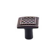 Top Knobs - TK174TB-10PACK - Trevi 1-1/4 Inch Square Cabinet Knob from the Trevi Collection - 10 Pack in Tuscan Bronze