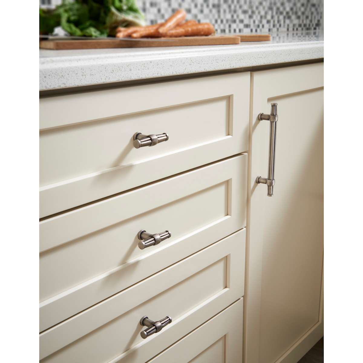 Top Knobs - TK196PN - Luxor 1-1/4 Inch Mushroom Cabinet Knob from the Luxor Collection in Polished Nickel