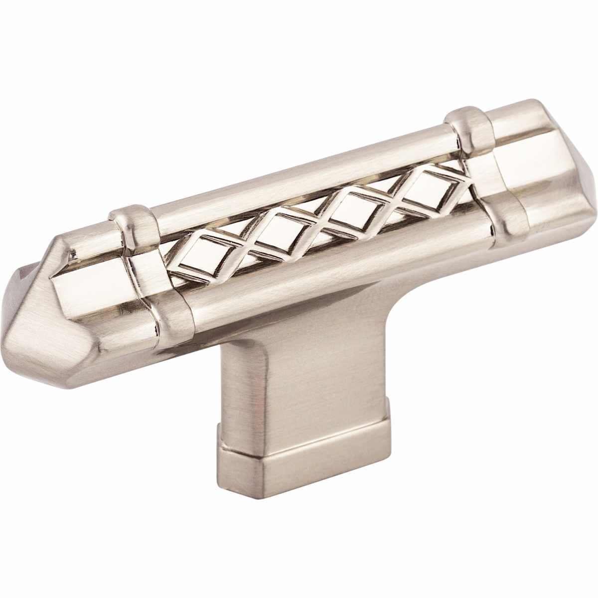 Top Knobs - TK204PC - T-Handle 2-5/8 Inch Bar Cabinet Knob from the Tower Bridge Collection in Polished Chrome