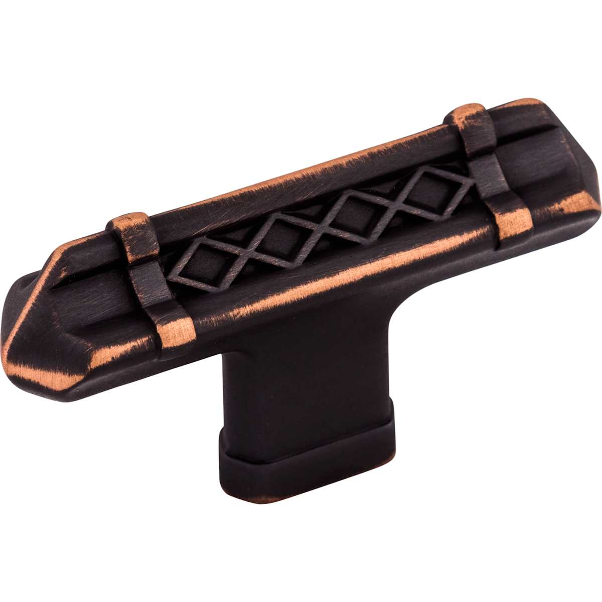 Top Knobs - TK204PC - T-Handle 2-5/8 Inch Bar Cabinet Knob from the Tower Bridge Collection in Polished Chrome