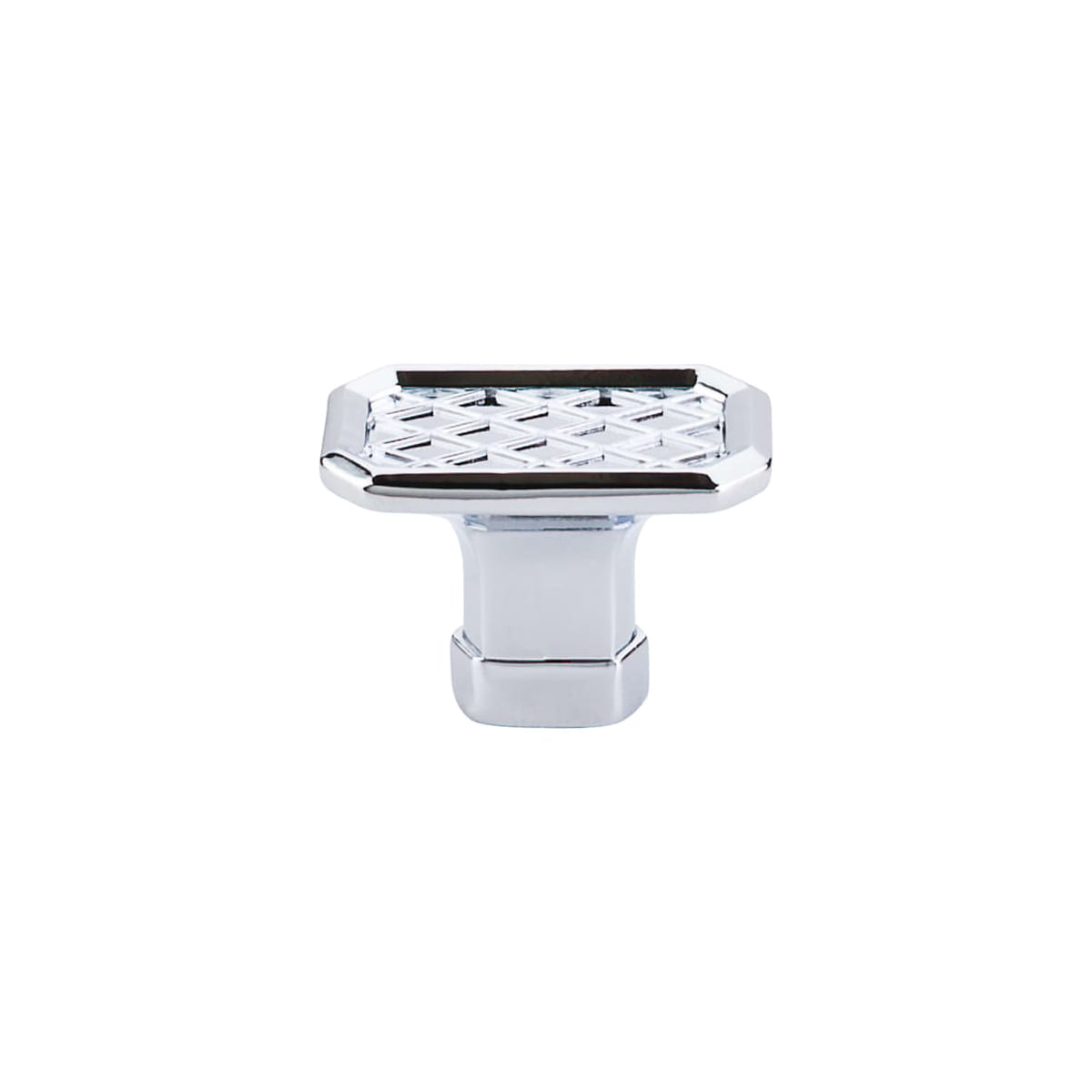 Top Knobs - TK205PC-10PACK - Tower Bridge 1-1/2 Inch Rectangular Cabinet Knob from the Tower Bridge Collection - 10 Pack in Polished Chrome