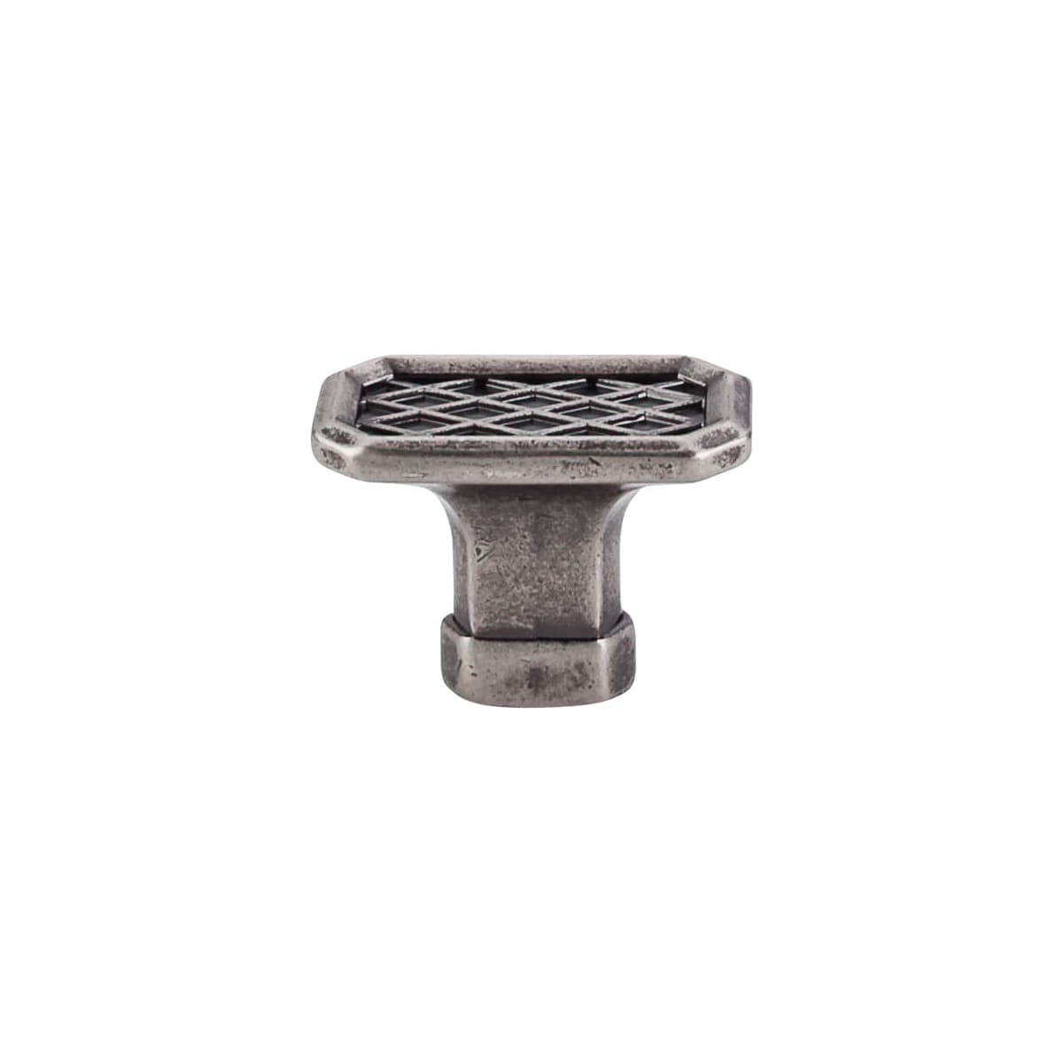 Top Knobs - TK205PTA - Tower Bridge 1-1/2 Inch Rectangular Cabinet Knob from the Tower Bridge Collection in Antique Pewter