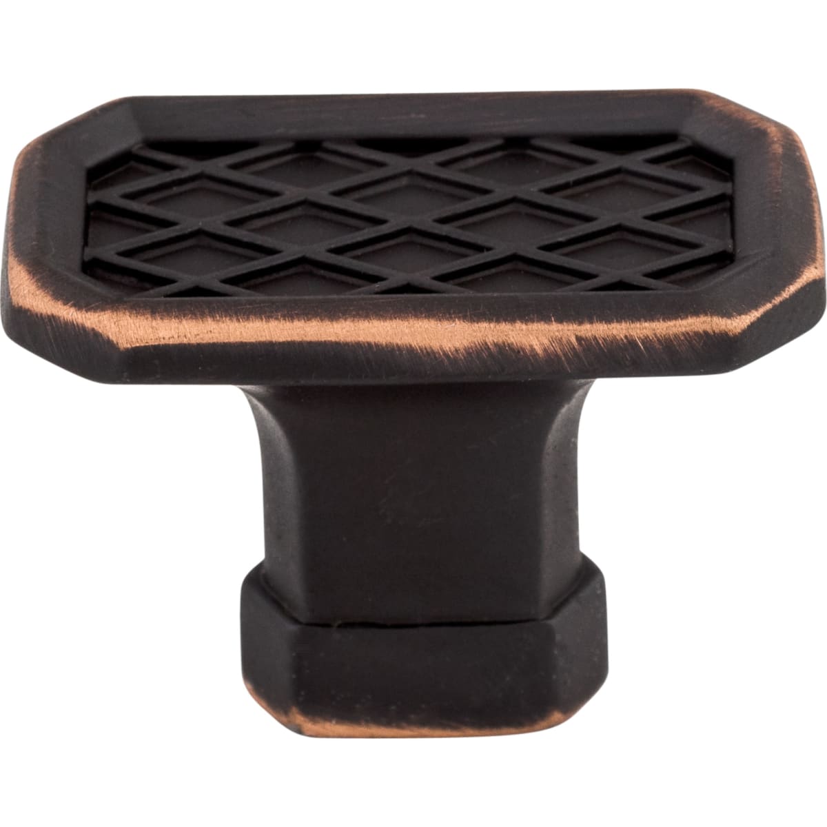 Top Knobs - TK205UM - Tower Bridge 1-1/2 Inch Rectangular Cabinet Knob from the Tower Bridge Collection in Umbrio