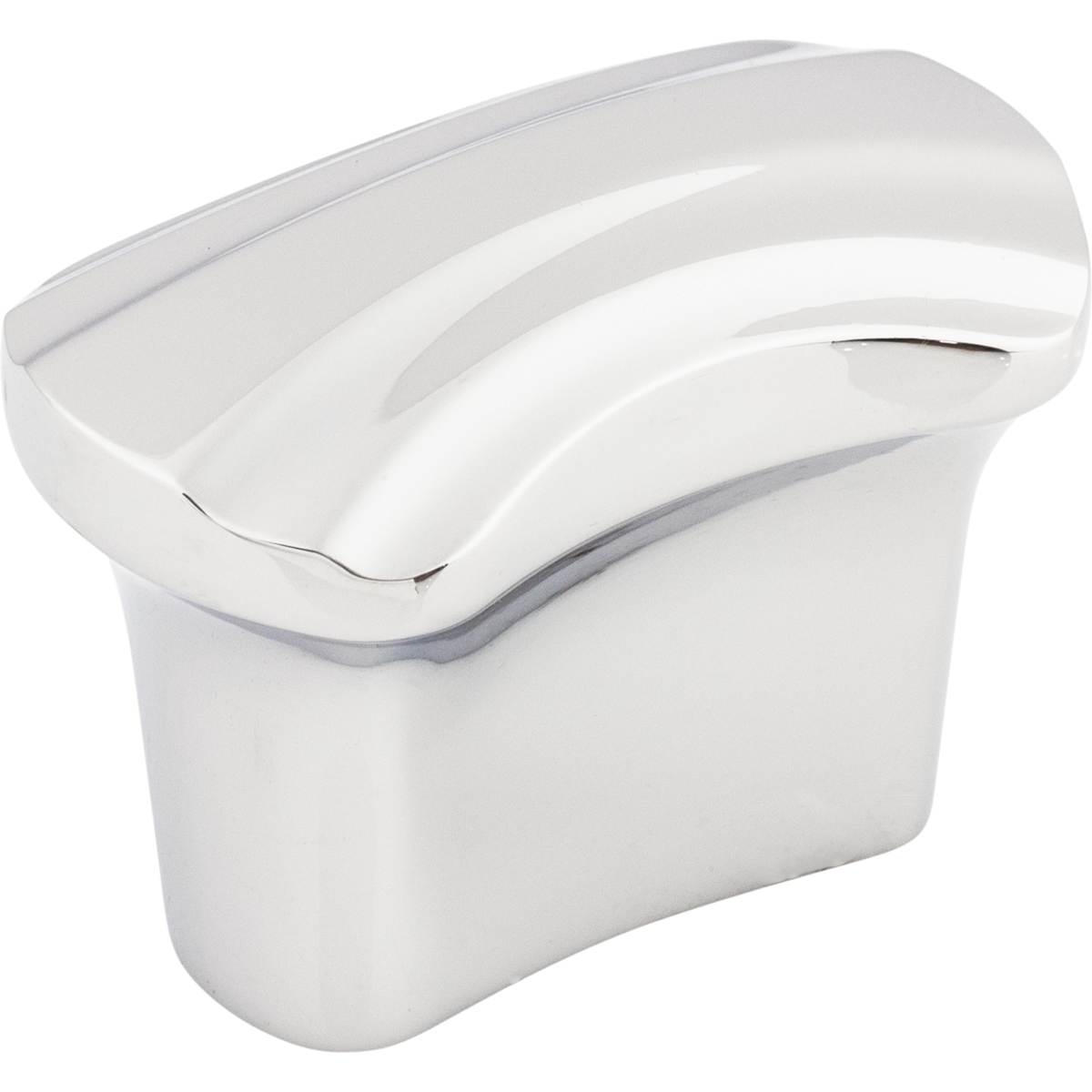 Top Knobs - TK220PC - Victoria Falls 1-1/2 Inch Rectangular Cabinet Knob from the Victoria Falls Collection in Polished Chrome