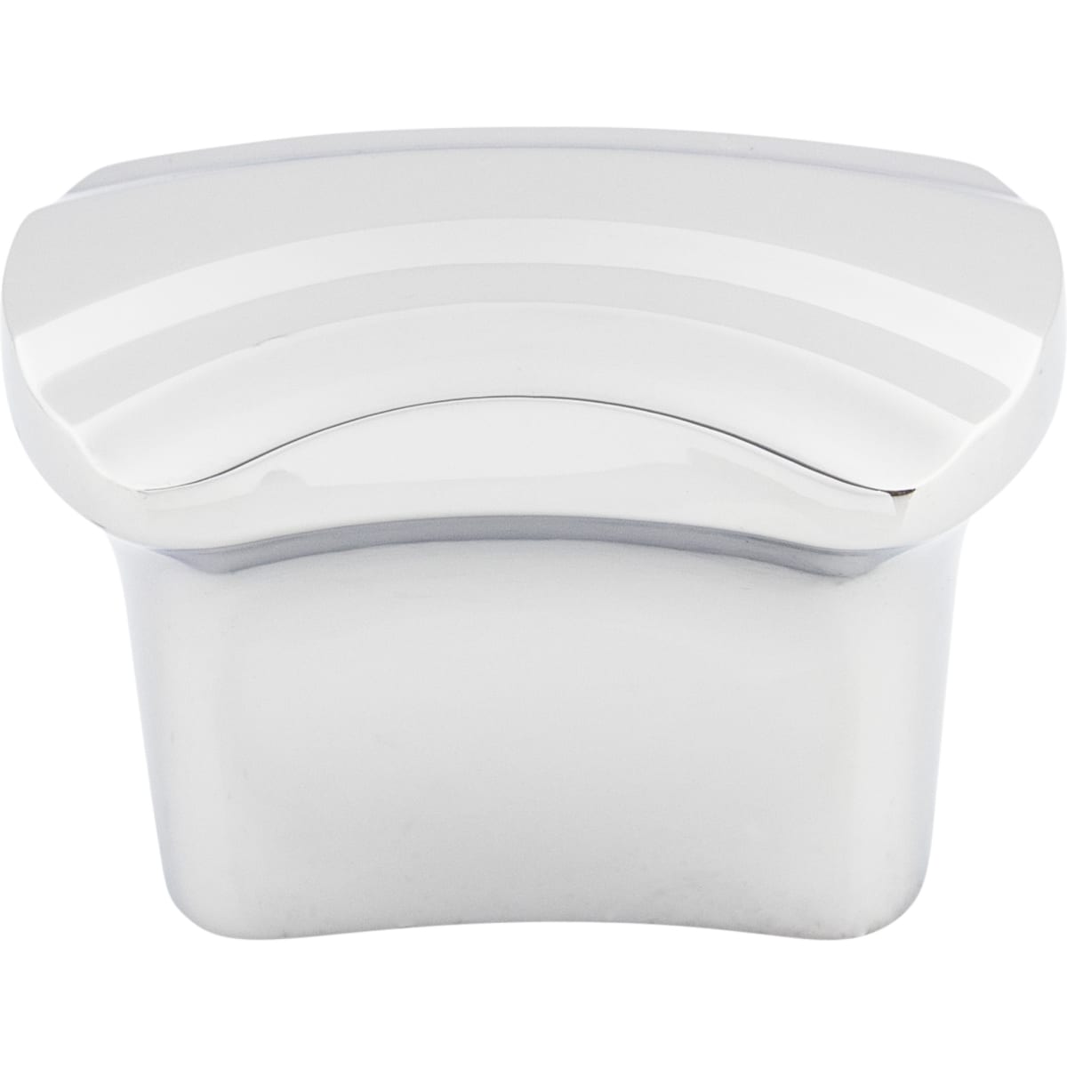 Top Knobs - TK220PC - Victoria Falls 1-1/2 Inch Rectangular Cabinet Knob from the Victoria Falls Collection in Polished Chrome