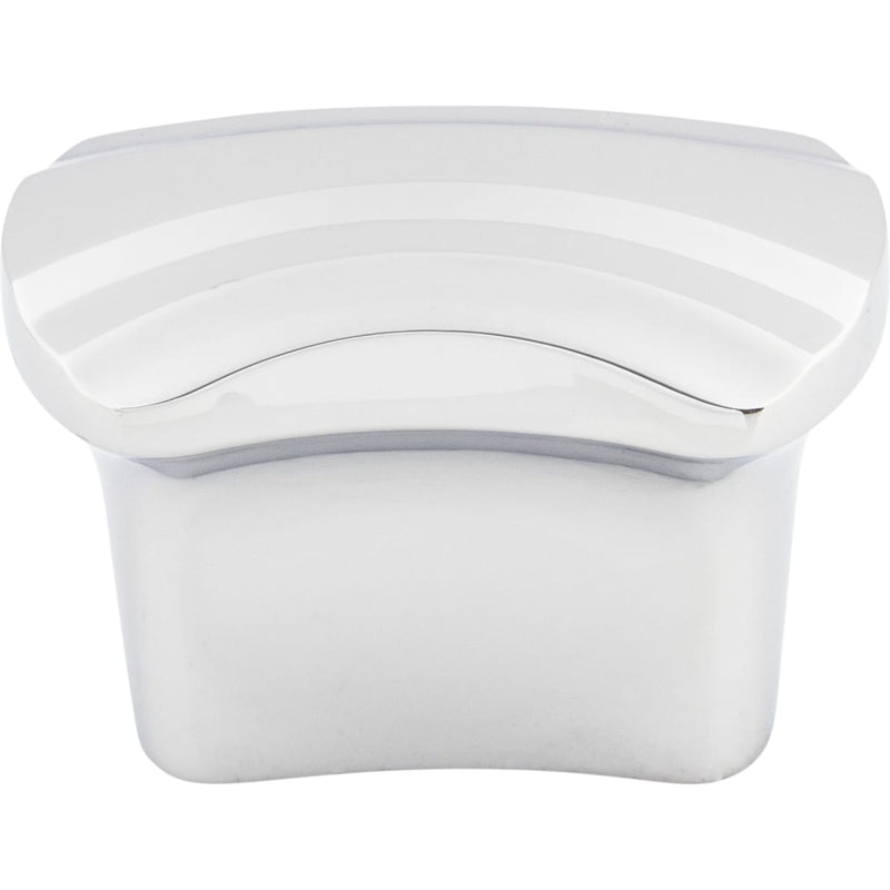 Top Knobs - TK220PC - Victoria Falls 1-1/2 Inch Rectangular Cabinet Knob from the Victoria Falls Collection in Polished Chrome