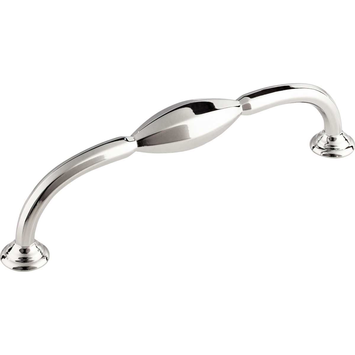 Top Knobs - TK232PC - Chareau 5-1/16 Inch Center to Center Handle Cabinet Pull in Polished Chrome