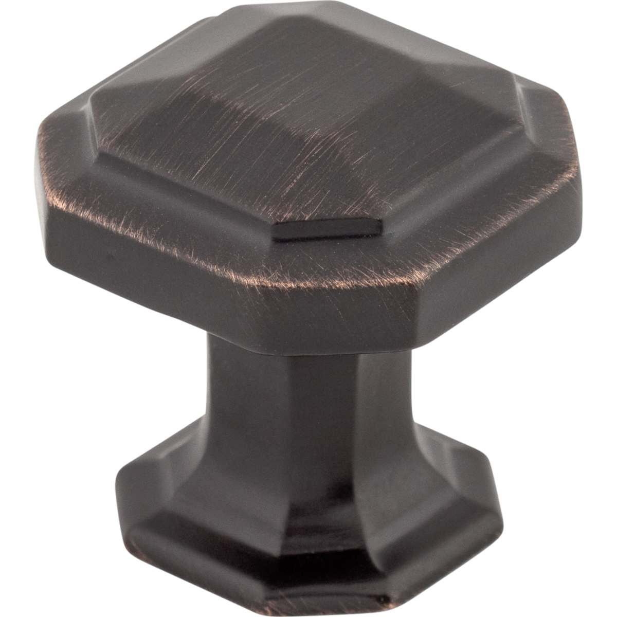 Top Knobs - TK286PC - Emerald 1-1/8 Inch Geometric Cabinet Knob from the Chareau Collection in Polished Chrome