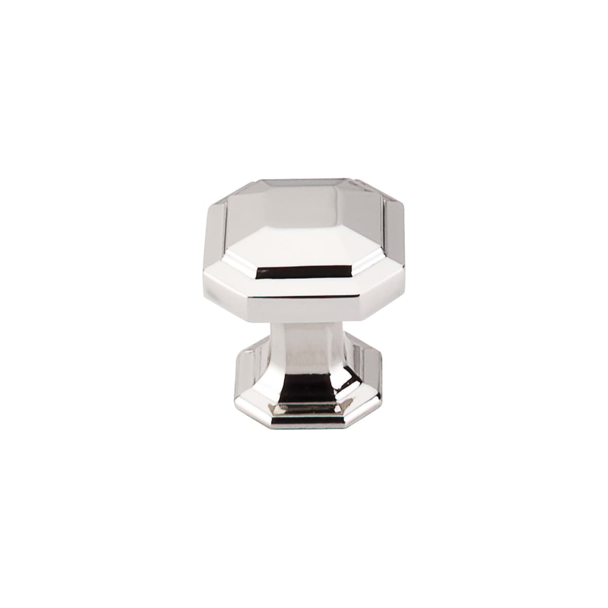 Top Knobs - TK286PN-10PACK - Emerald 1-1/8 Inch Geometric Cabinet Knob from the Chareau Collection - 10 Pack in Polished Nickel