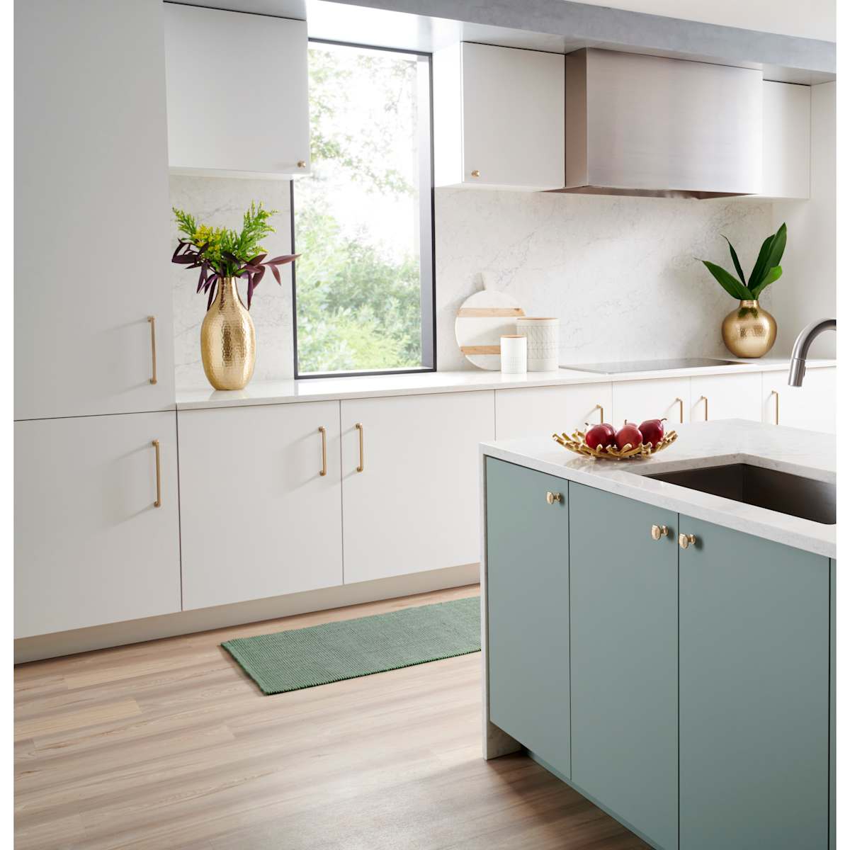 Top Knobs - TK287TB - Emerald 3-3/4 Inch Center to Center Handle Cabinet Pull from the Chareau Collection in Tuscan Bronze