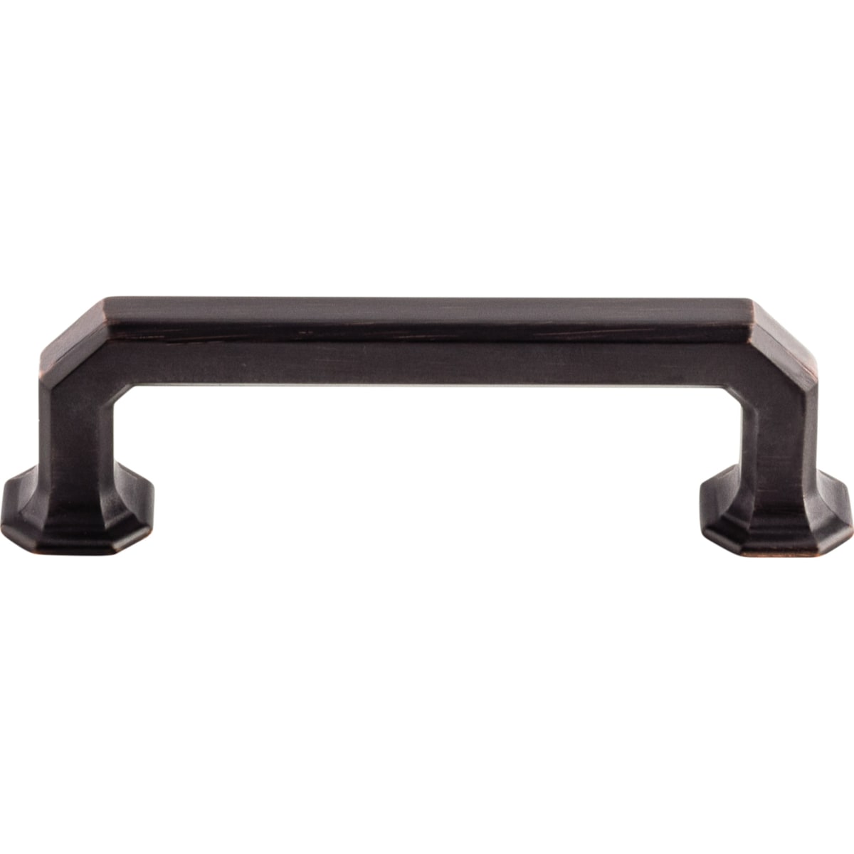 Top Knobs - TK287TB - Emerald 3-3/4 Inch Center to Center Handle Cabinet Pull from the Chareau Collection in Tuscan Bronze