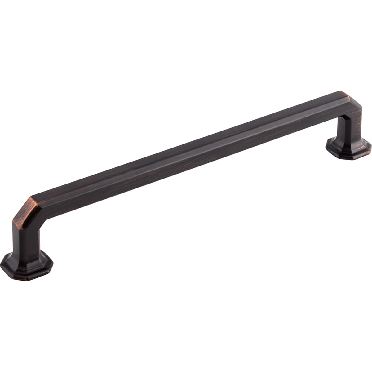 Top Knobs - TK289AG - Emerald 7 Inch Center to Center Handle Cabinet Pull from the Chareau Collection in Ash Gray