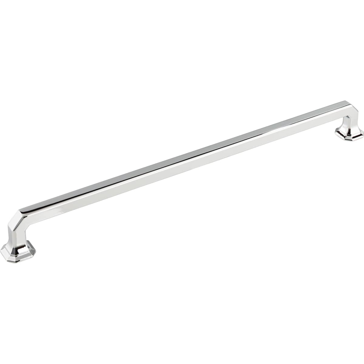 Top Knobs - TK291AG - Emerald 12 Inch Center to Center Handle Cabinet Pull from the Chareau Collection in Ash Gray