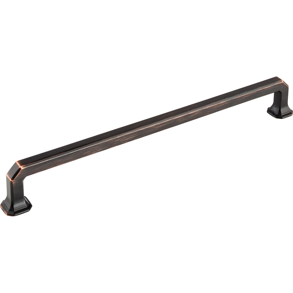 Top Knobs - TK292HB - Emerald 12 Inch Center to Center Appliance Pull from the Chareau Collection in Honey Bronze