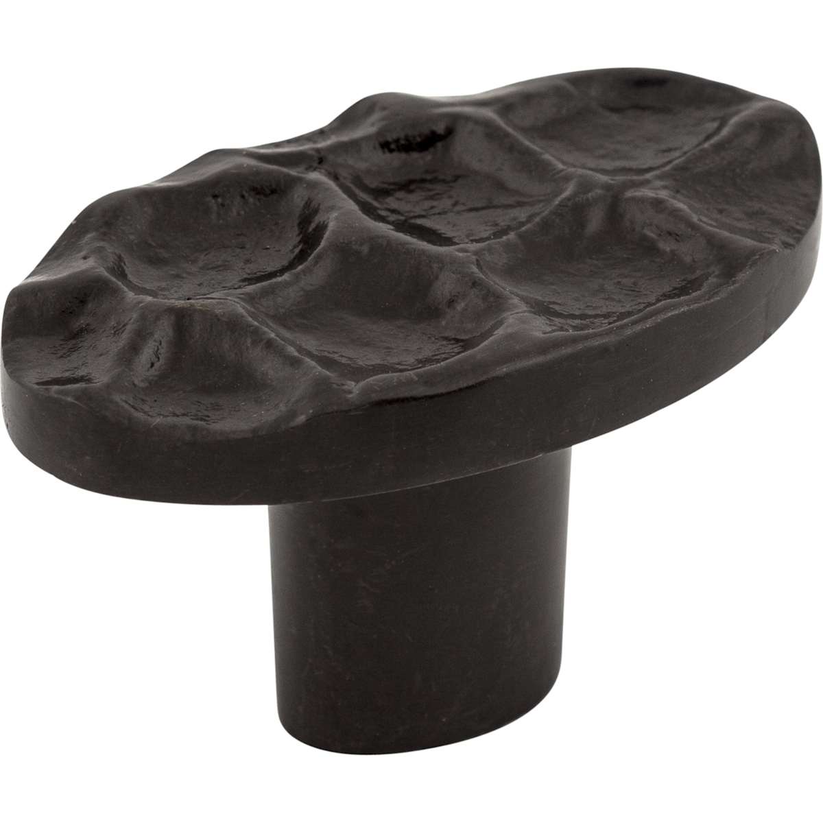 Top Knobs - TK298BA - Cobblestone 2 Inch Oval Cabinet Knob in Antique Brass