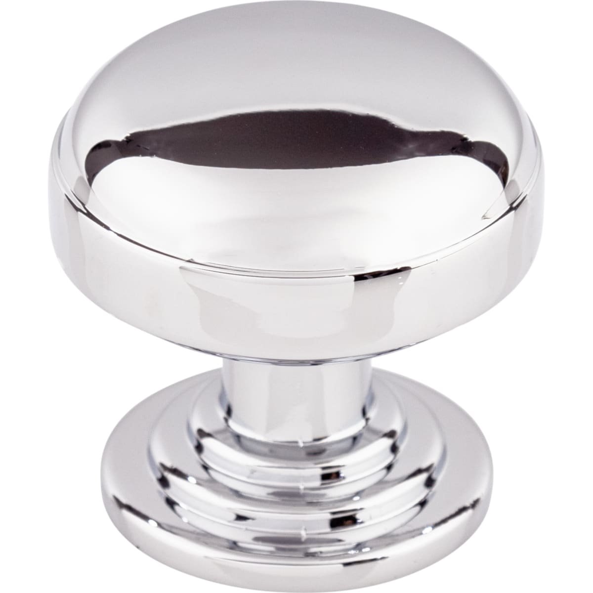 Top Knobs - TK3000PC - Ellis 1-1/4 Inch Mushroom Cabinet Knob in Polished Chrome