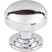Top Knobs - TK3000PC - Ellis 1-1/4 Inch Mushroom Cabinet Knob in Polished Chrome