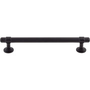 Top Knobs - TK3003BLK - Ellis 6-5/16 Inch Center to Center Bar Cabinet Pull in Flat Black