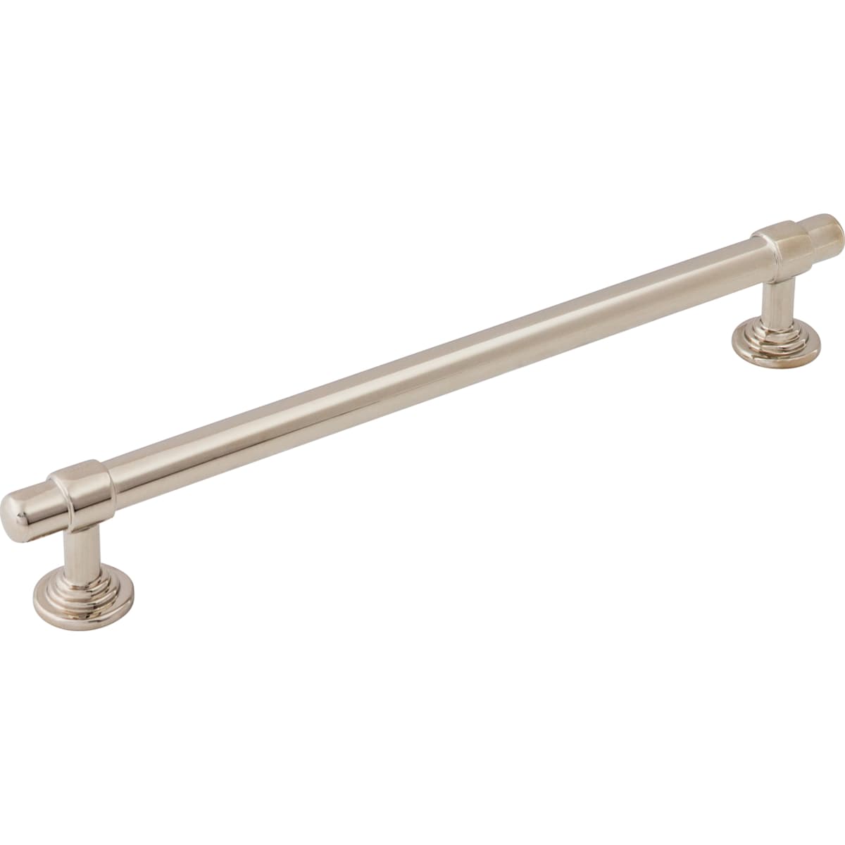 Top Knobs - TK3004PN - Ellis 7-9/16 Inch Center to Center Bar Cabinet Pull in Polished Nickel