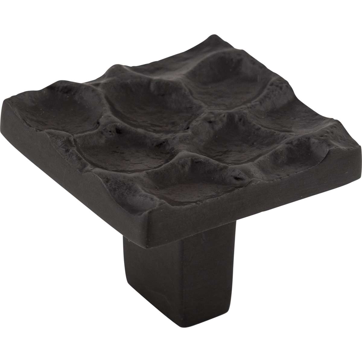 Top Knobs - TK301BR - Cobblestone 1-3/8 Inch Square Cabinet Knob in Brass