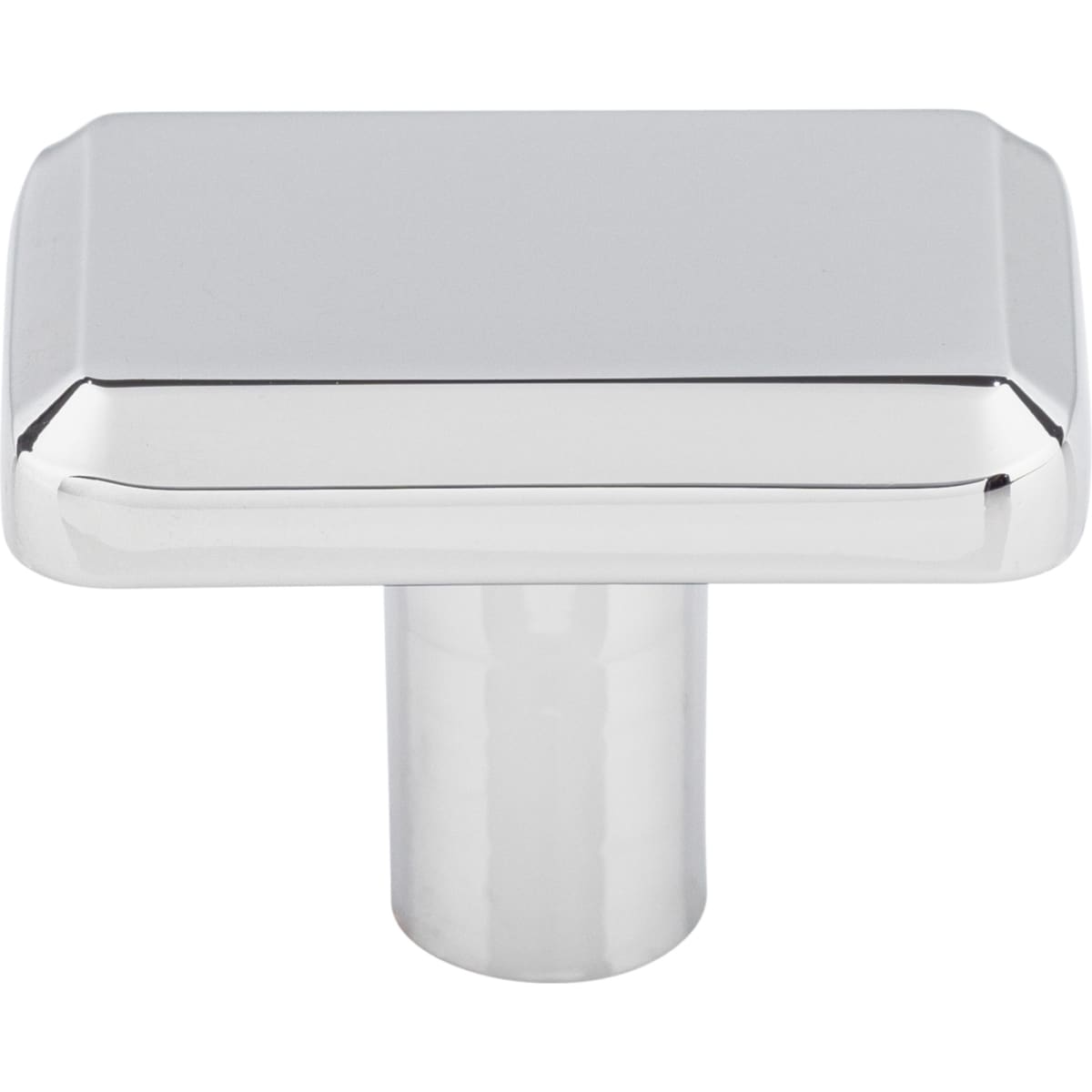 Top Knobs - TK3010PC - Telfair 1-1/2 Inch Rectangular Cabinet Knob in Polished Chrome