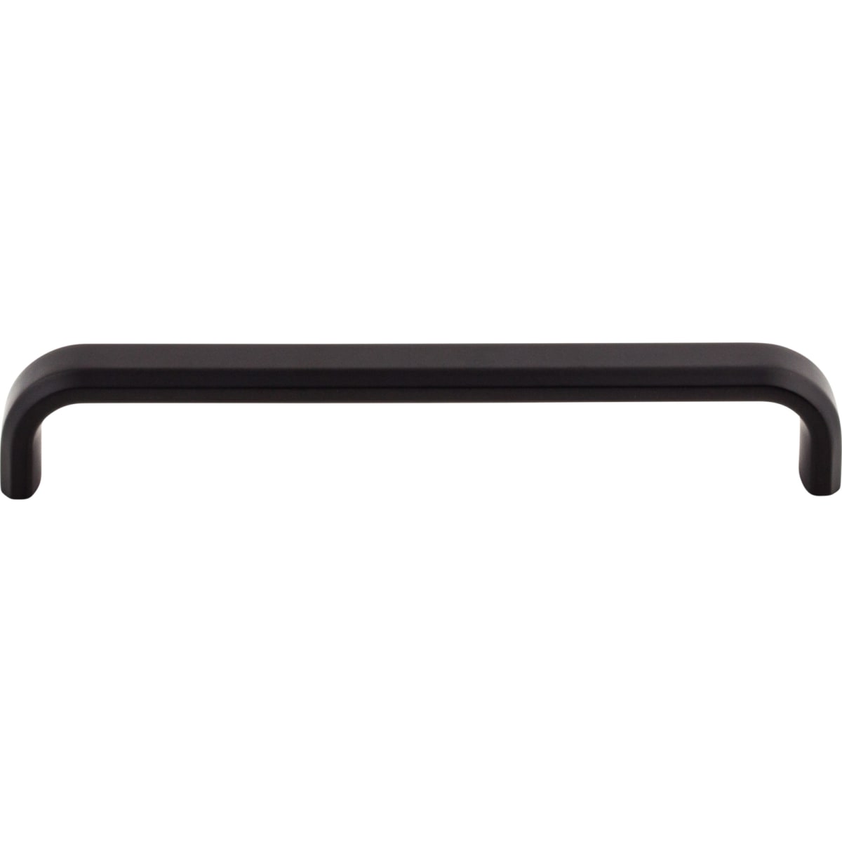 Top Knobs - TK3013BLK - Telfair 6-5/16 Inch Center to Center Handle Cabinet Pull in Flat Black