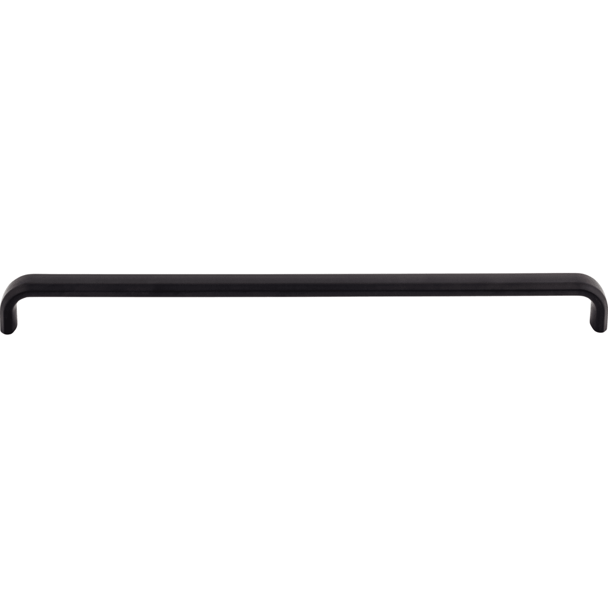 Top Knobs - TK3016BLK - Telfair 12 Inch Center to Center Handle Cabinet Pull in Flat Black
