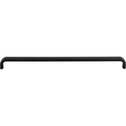 Top Knobs - TK3016BLK - Telfair 12 Inch Center to Center Handle Cabinet Pull in Flat Black