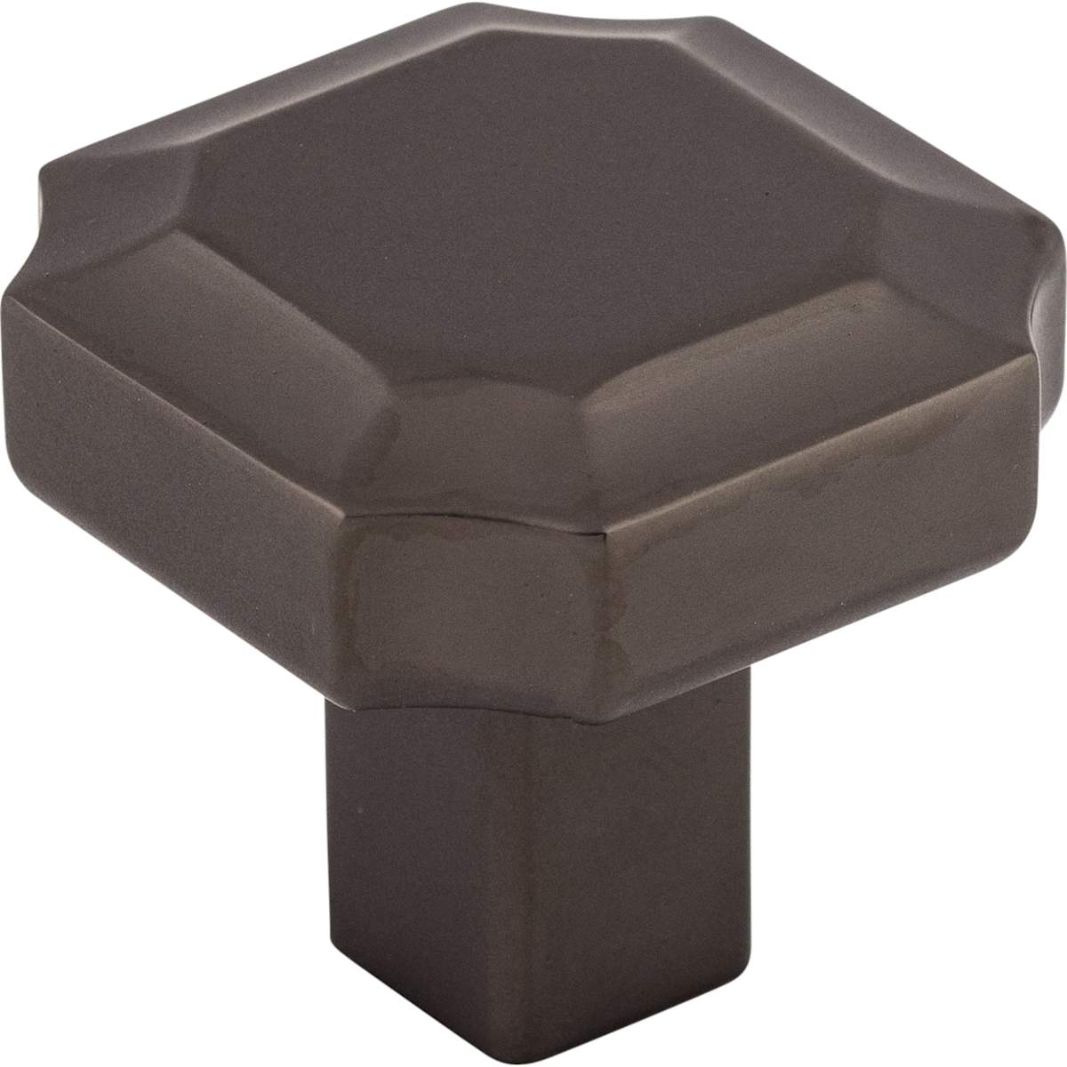 Top Knobs - TK3020PN - Davenport 1-1/4 Inch Geometric Cabinet Knob in Polished Nickel