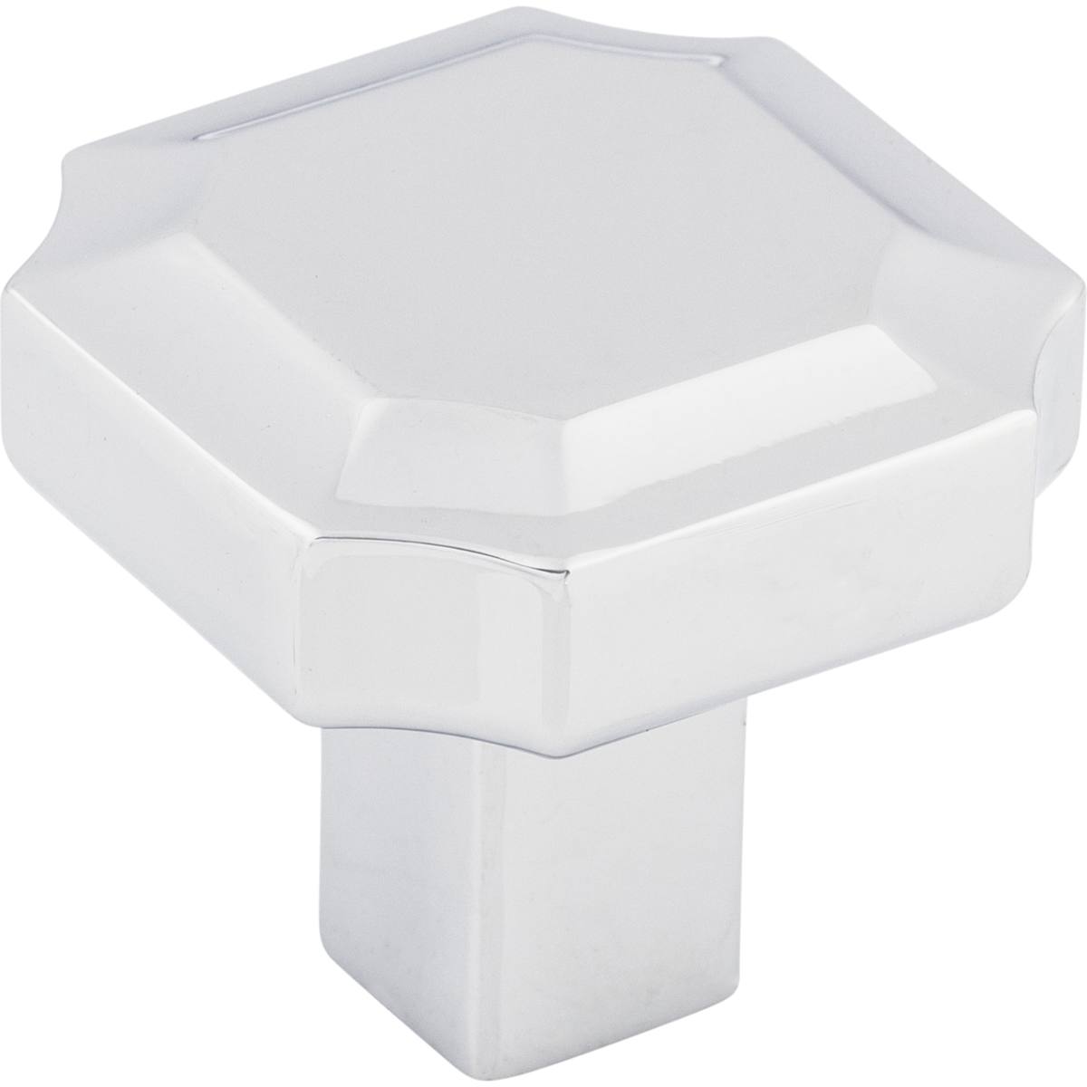 Top Knobs - TK3020PN - Davenport 1-1/4 Inch Geometric Cabinet Knob in Polished Nickel
