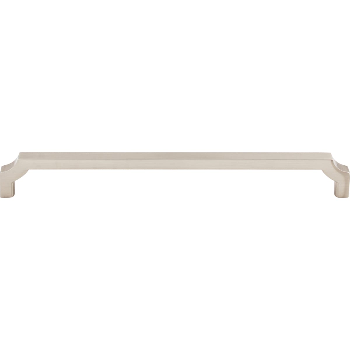 Top Knobs - TK3025BSN - Davenport 8-13/16 Inch Center to Center Handle Cabinet Pull in Brushed Satin Nickel