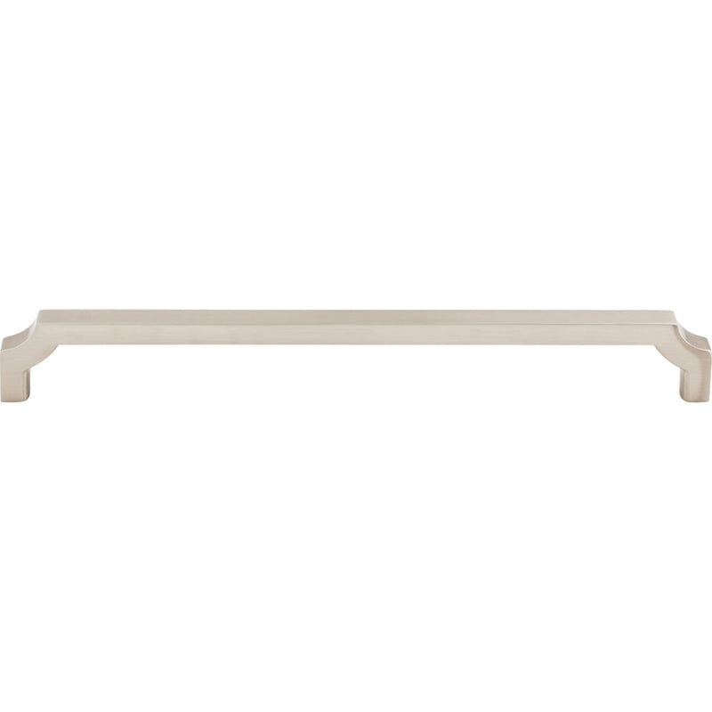 Top Knobs - TK3025BSN - Davenport 8-13/16 Inch Center to Center Handle Cabinet Pull in Brushed Satin Nickel