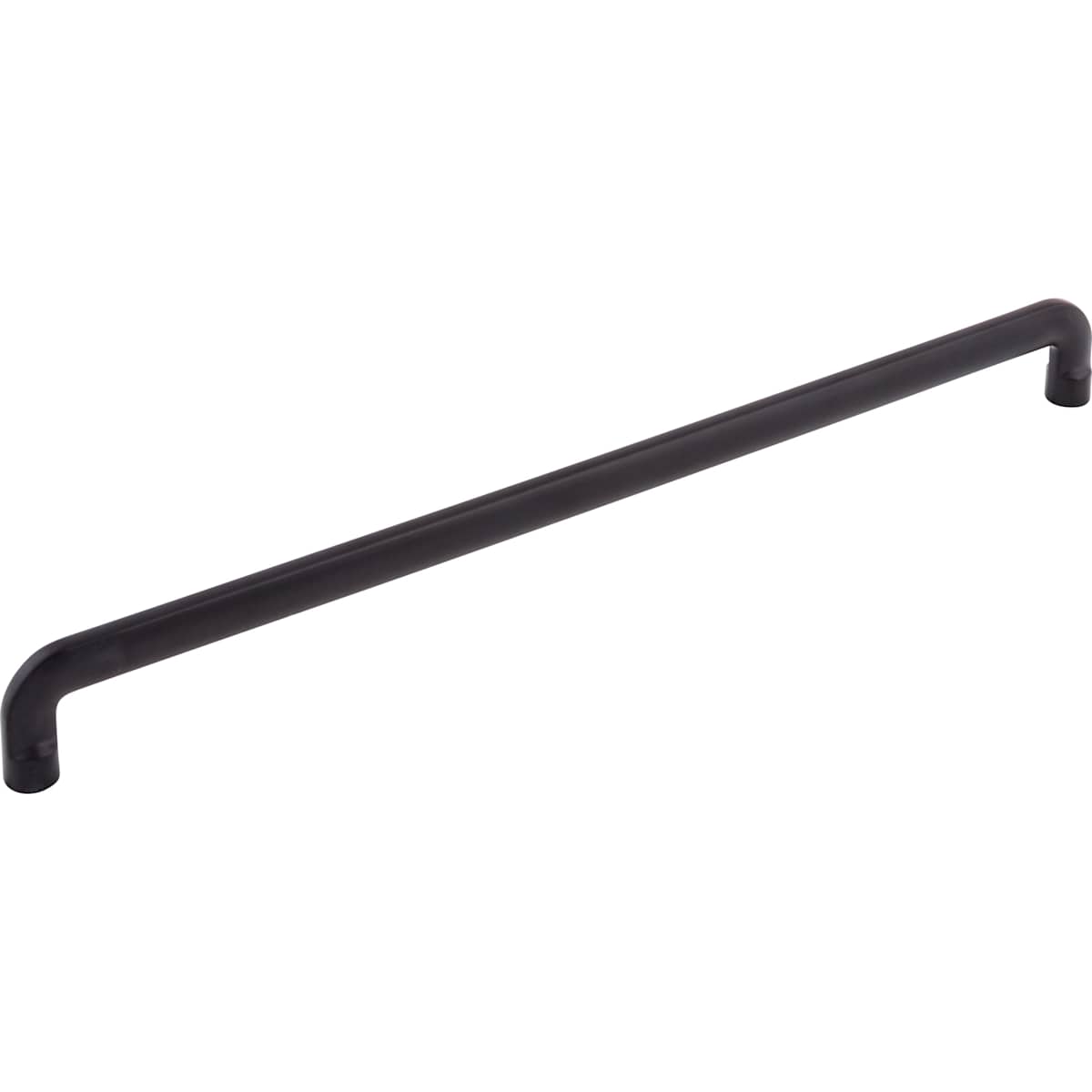 Top Knobs - TK3046BLK - Hartridge 12 Inch Center to Center Handle Cabinet Pull in Flat Black