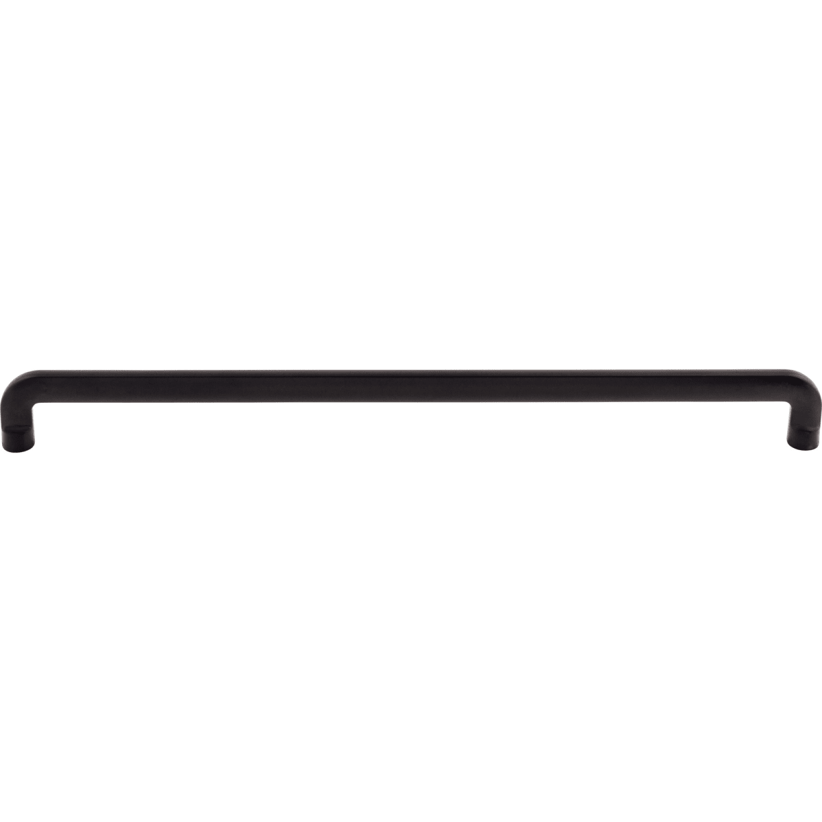 Top Knobs - TK3046BLK - Hartridge 12 Inch Center to Center Handle Cabinet Pull in Flat Black