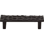 Top Knobs - TK304CB - Cobblestone 3-3/4 Inch Center to Center Bar Cabinet Pull in Coal Black