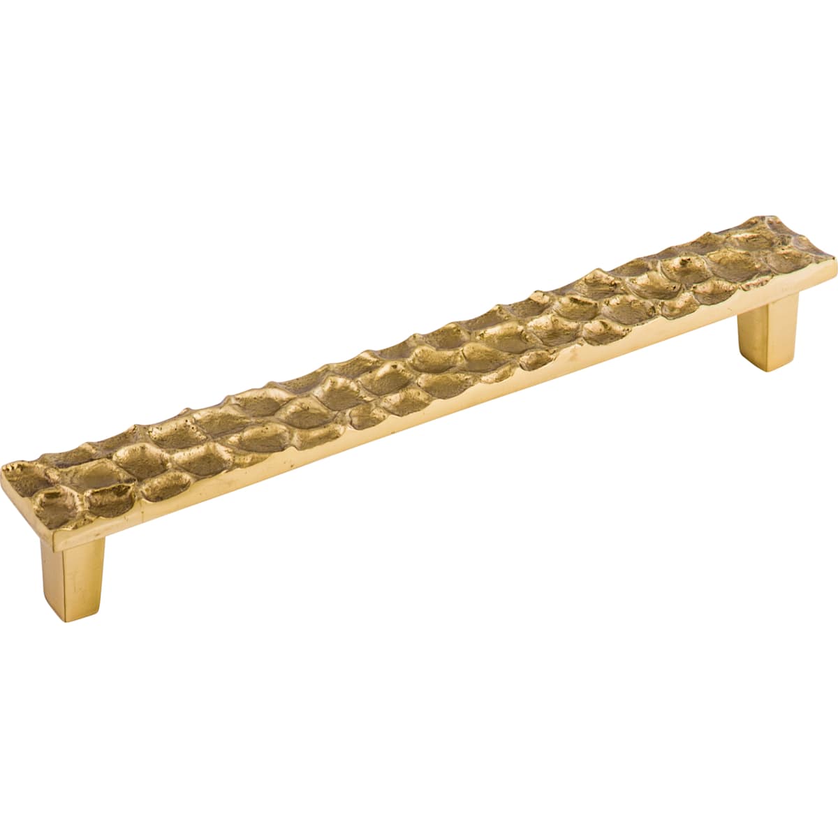 Top Knobs - TK307CB - Cobblestone 7-9/16 Inch Center to Center Bar Cabinet Pull in Coal Black
