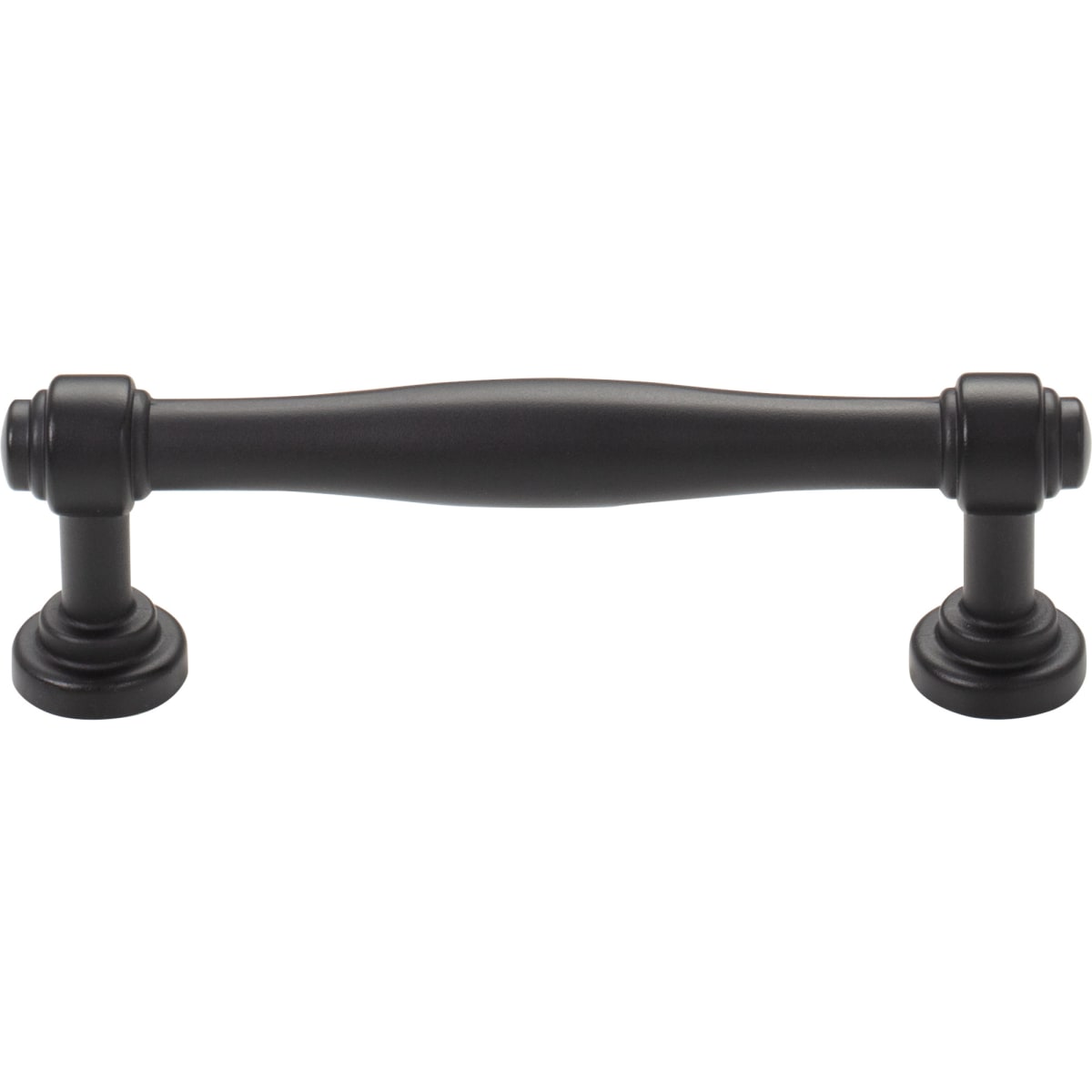 Top Knobs - TK3071BLK - Ulster 3-3/4 Inch Center to Center Bar Cabinet Pull in Flat Black