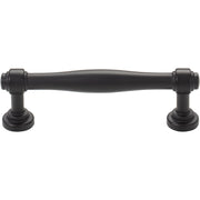 Top Knobs - TK3071BLK - Ulster 3-3/4 Inch Center to Center Bar Cabinet Pull in Flat Black
