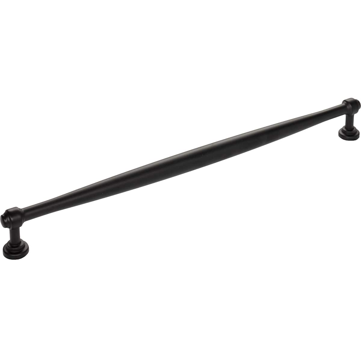 Top Knobs - TK3076BLK - Ulster 12 Inch Center to Center Bar Cabinet Pull in Flat Black