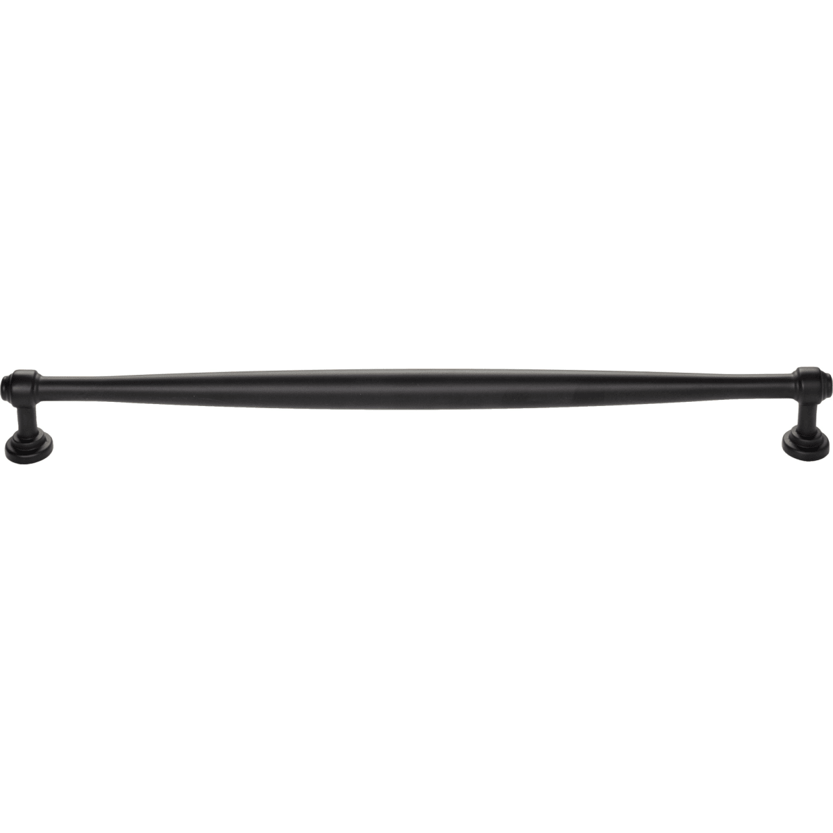 Top Knobs - TK3076BLK - Ulster 12 Inch Center to Center Bar Cabinet Pull in Flat Black