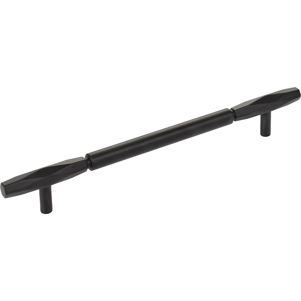 Top Knobs - TK3084BLK - Kingsmill 7-9/16 Inch Center to Center Bar Cabinet Pull in Flat Black